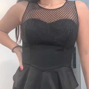 GUESS peplum top
